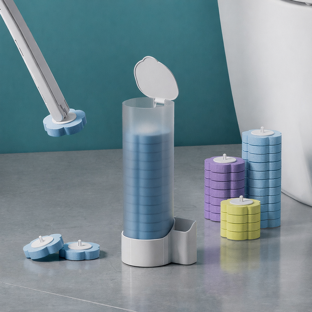 Disposable toilet cleaner Set